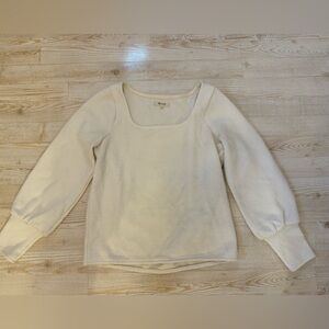 NWOT Cream Madewell long sleeve